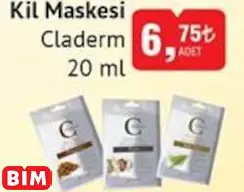CLADERM KİL MASKESİ CLADERM KİL MASKESİ